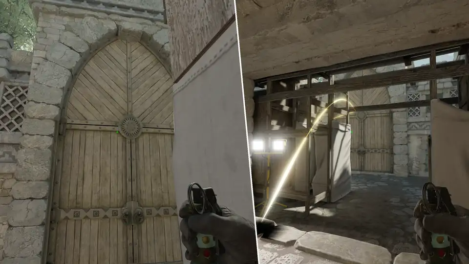 Nades Guide - Lamp Room Flash From Lane