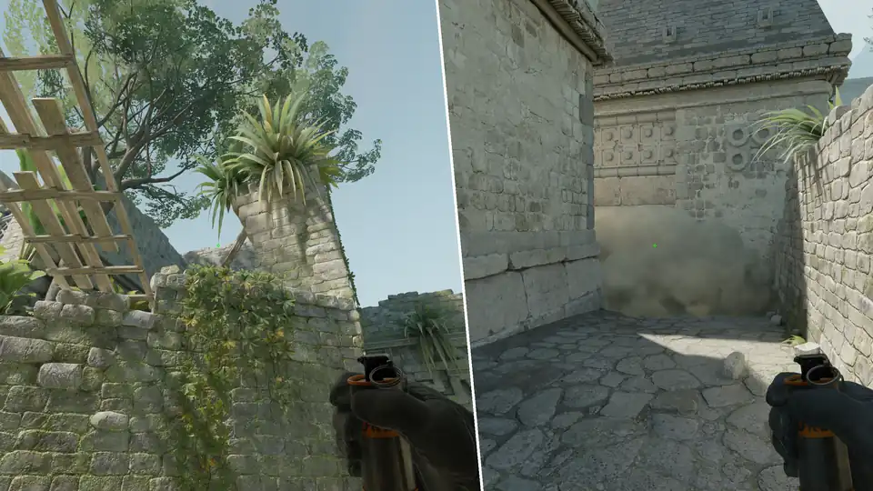 Nades Guide - Alley Smoke From Ruins 2