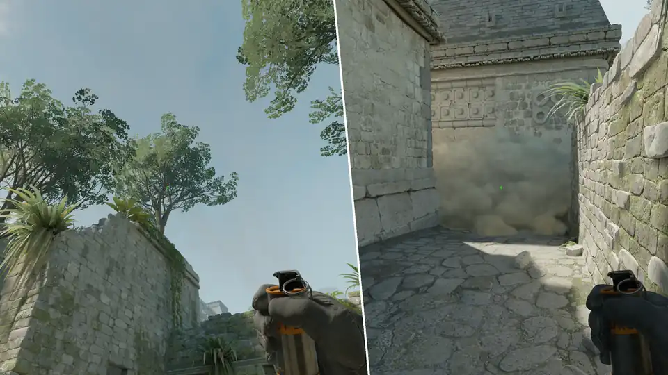 Nades Guide - Alley Smoke From Ruins 1