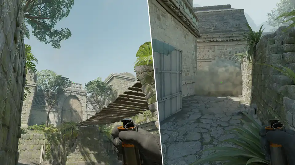 Nades Guide - Alley Smoke From T Spawn