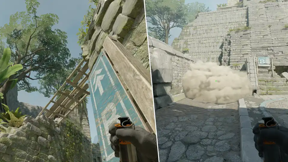 Nades Guide - B Long Smoke From Ruins 3