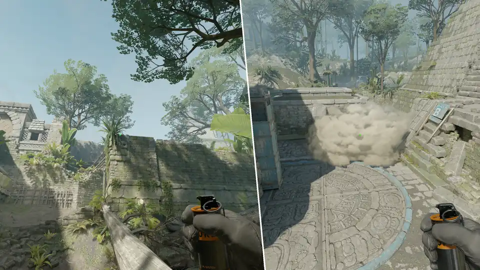 Nades Guide - B Long Smoke From Ruins 4