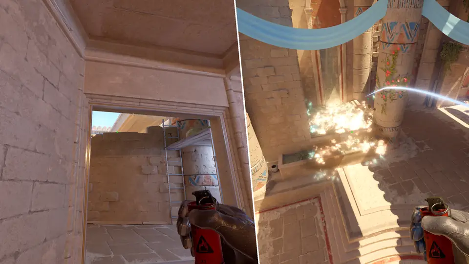 Nades Guide - Fountain Molotov From A2