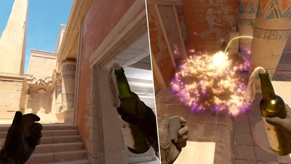 Nades Guide - Ninja Molotov From Pillar
