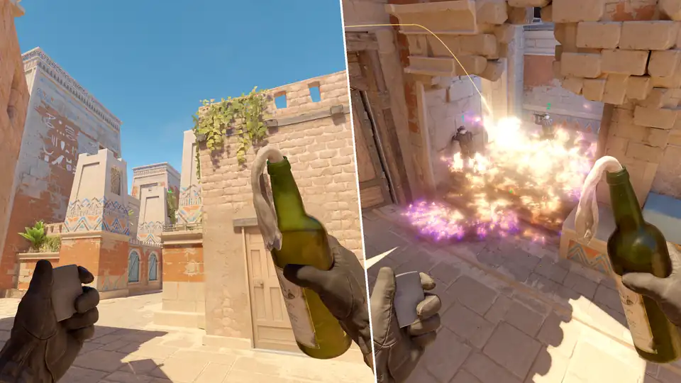 Nades Guide - Window Molotov From Top Mid 2
