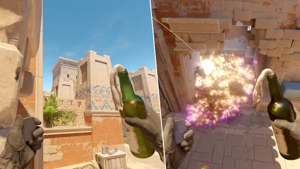 Nades Guide - Window Molotov From Top Mid 1