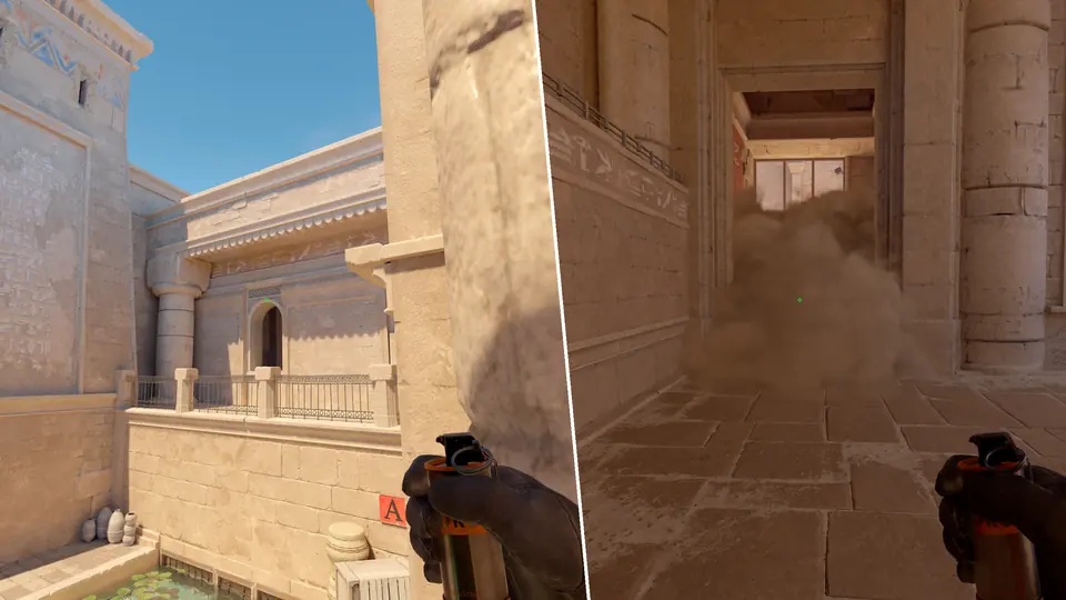Nades Guide - A Connection Smoke From Bridge