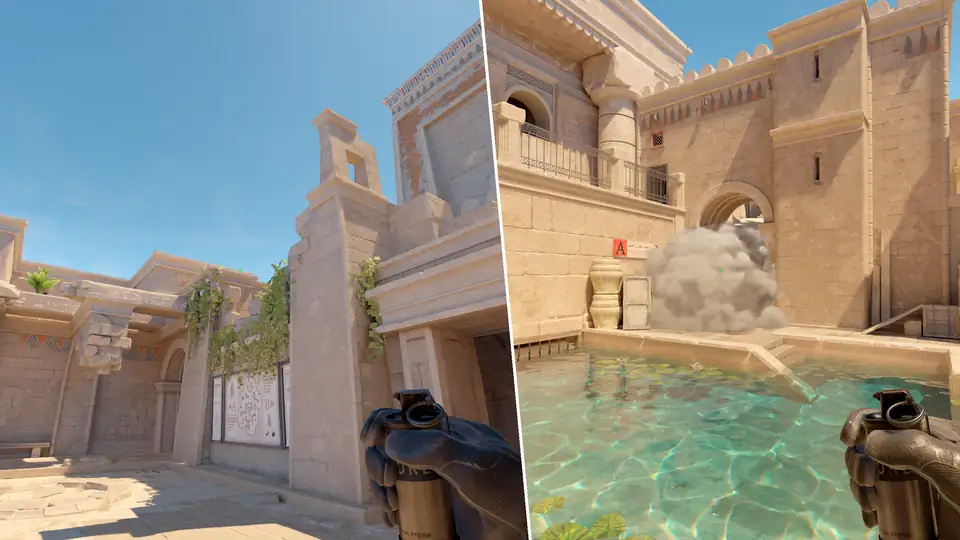 Nades Guide - Main Smoke From CT Spawn