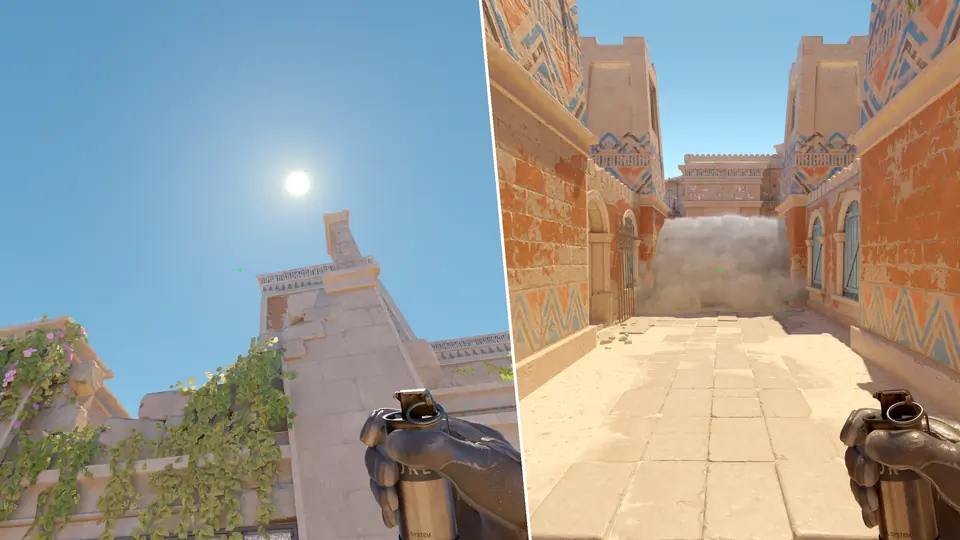 Nades Guide - Top Mid Smoke From CT Spawn4