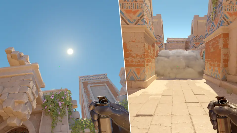 Nades Guide - Top Mid Smoke From CT Spawn