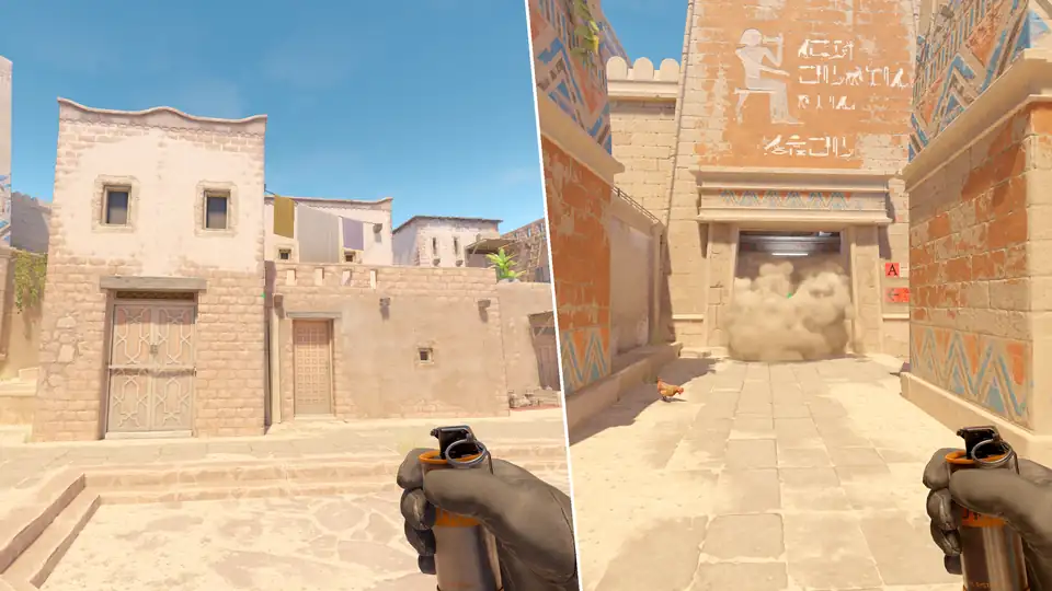 Nades Guide - Window Fast Smoke From T Spawn1