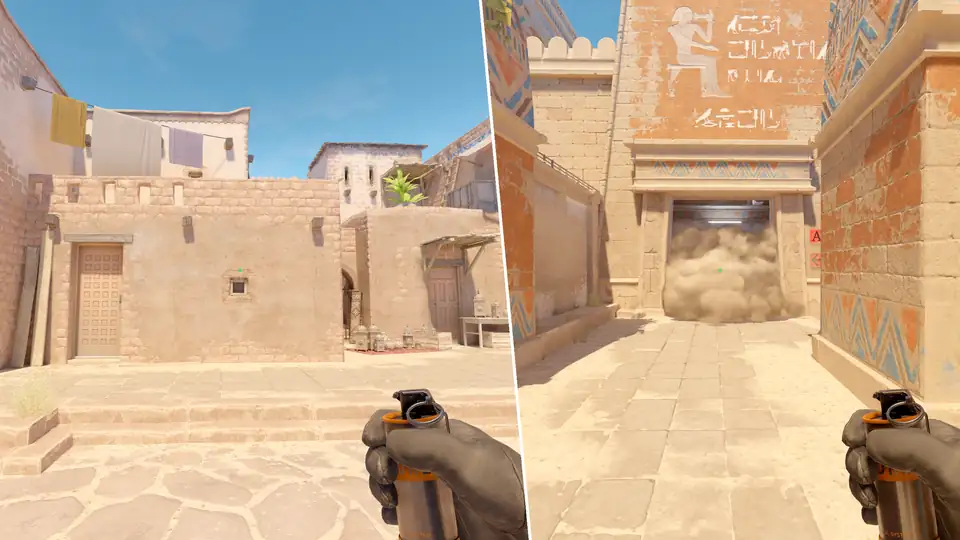 Nades Guide - Window Fast Smoke From T Spawn11