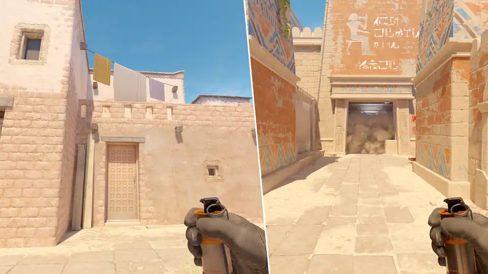 Nades Guide - Window Fast Smoke From T Spawn5