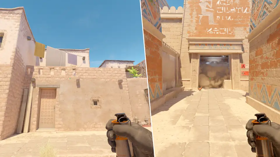 Nades Guide - Window Fast Smoke From T Spawn6