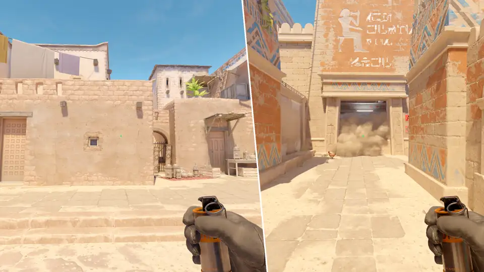 Nades Guide - Window Fast Smoke From T Spawn7