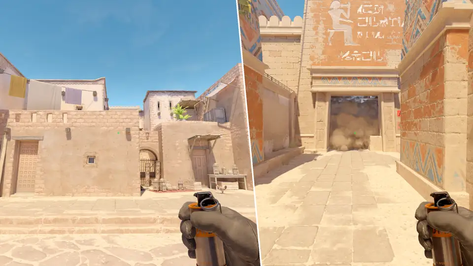 Nades Guide - Window Fast Smoke From T Spawn8