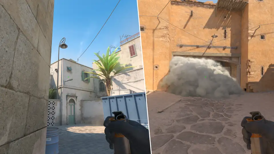 Nades Guide - CT Spawn Smoke From A Site Pit 1