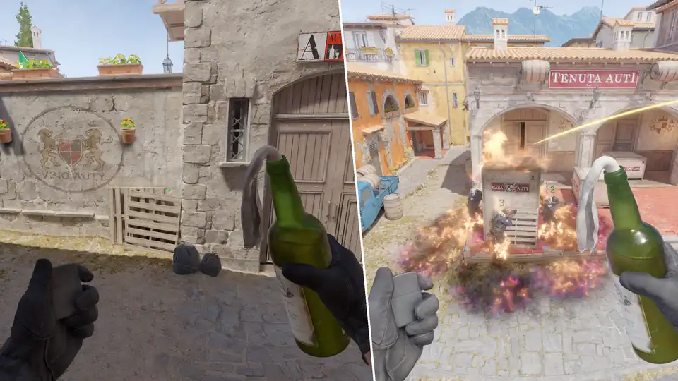 Guia de Granadas - Post-plant Anti-defuse Molotov from A Long