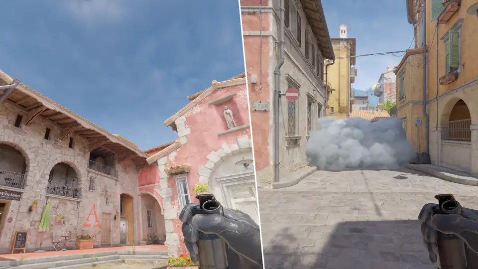 Guia de Granadas - FAZE Mid Smoke From CT Spawn1