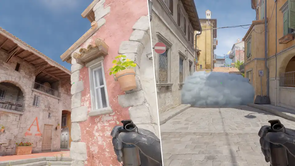 Guia de Granadas - FAZE Mid Smoke From CT Spawn5