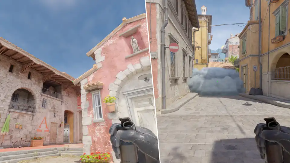 Guia de Granadas - FAZE Mid Smoke From CT Spawn6