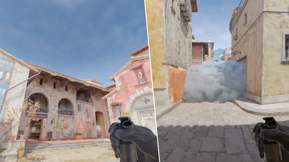 Guia de Granadas - Top Mid Smoke From CT Spawn