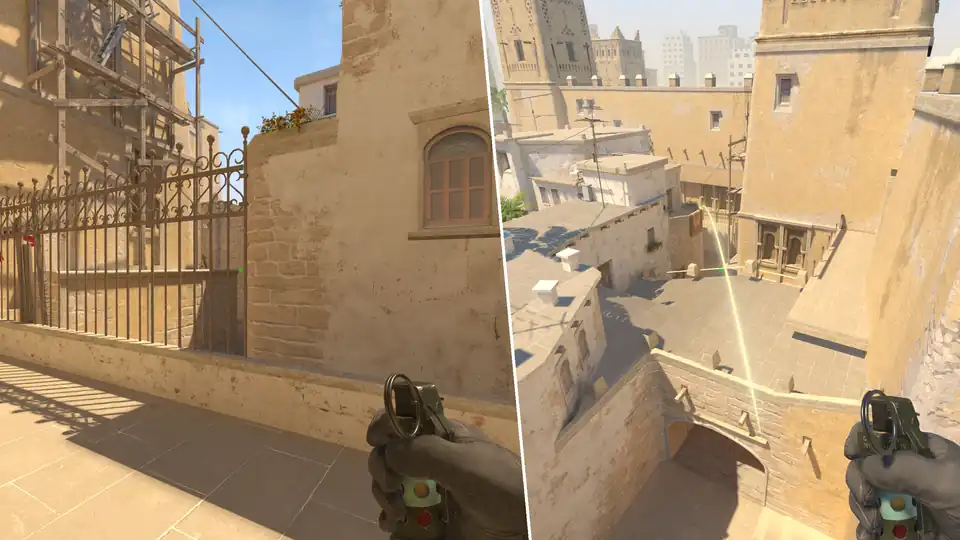 Guia de Granadas - Ramp Flash From T Spawn