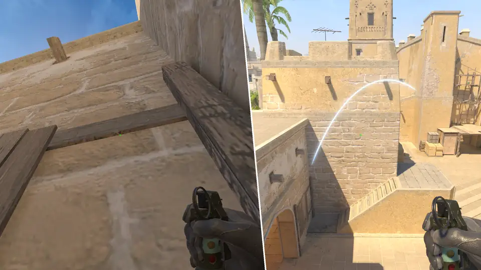 Nades Guide - Stairs Flash From Under Stairs