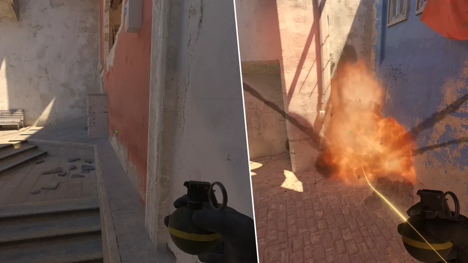 Guia de Granadas - Jungle Grenade From Underpass