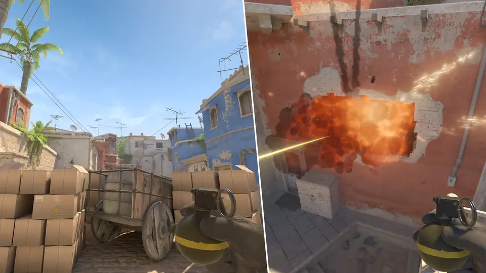 Guia de Granadas - Mid Window Grenade From Mid Boxes