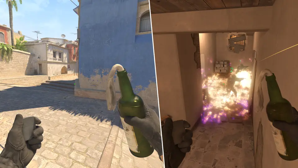 Guia de Granadas - Mid Window Molotov From Top Mid