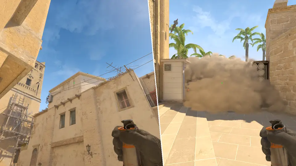 Guia de Granadas - CT Smoke From T Spawn