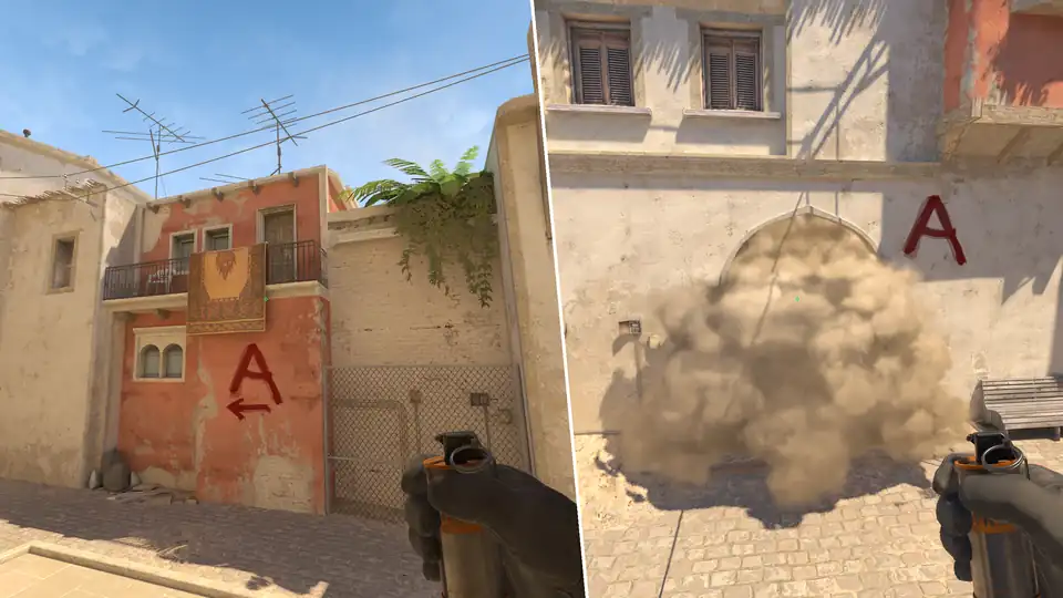 Guia de Granadas - Connector Smoke From T Spawn
