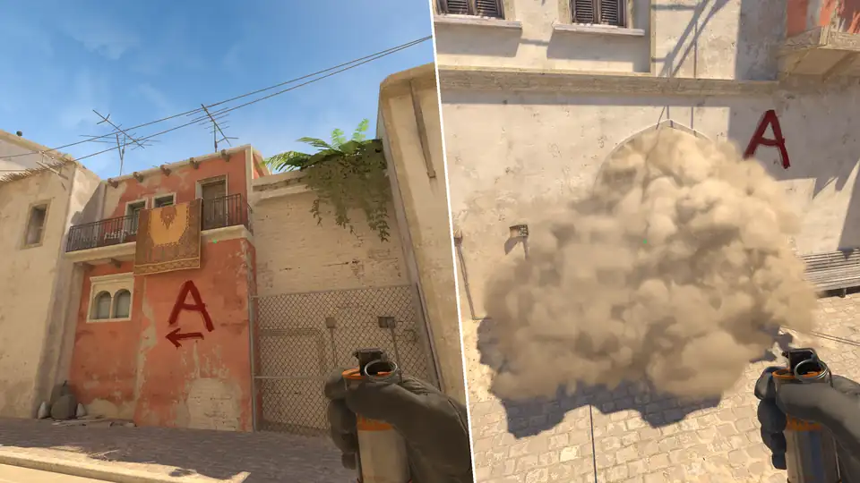 Guia de Granadas - Fast Connector Smoke from T Spawn