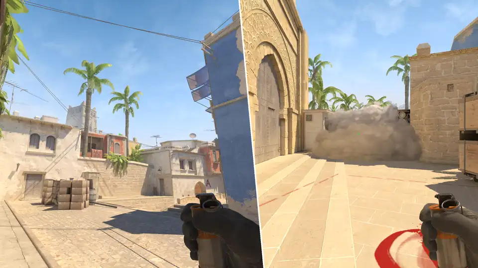 CT Spawn Smoke From Side Alley