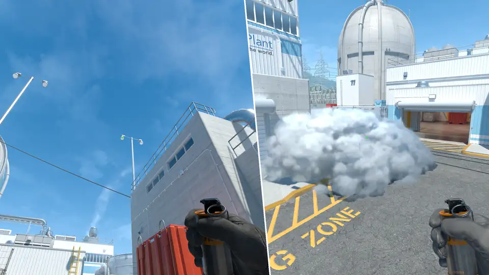 Guia de Granadas - Close Diagonal Smoke For Secret From T Spawn