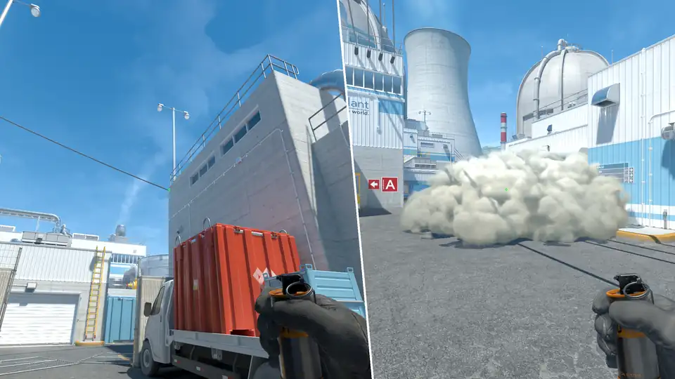 Guia de Granadas - Far Diagonal Smoke For Secret From T Spawn