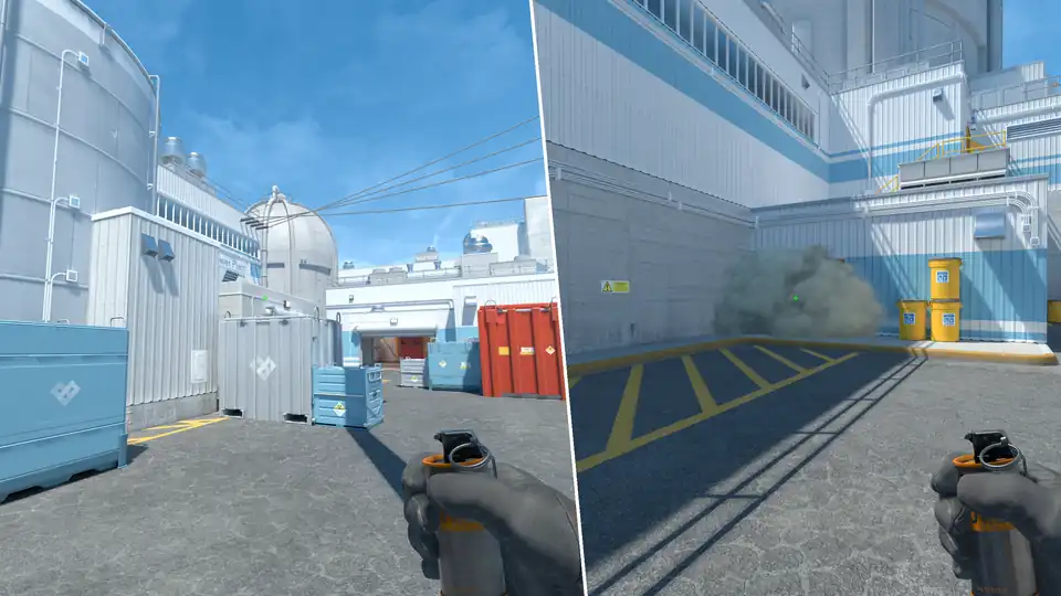 Nades Guide - Lockers Smoke From Outside