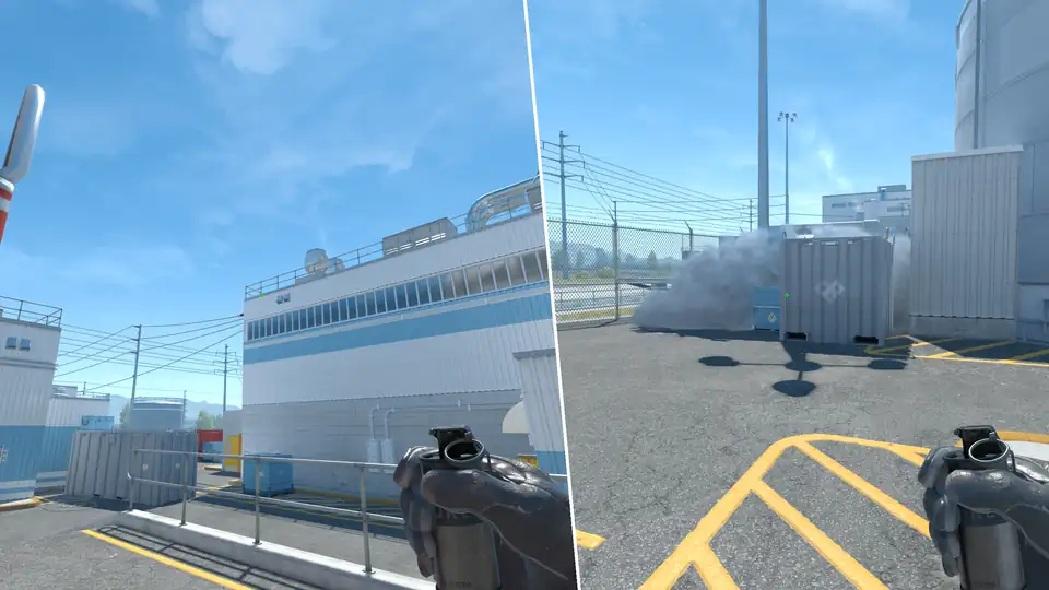 Nades Guide - Outside Smoke From CT Red Box